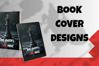 create a professional and ebook and print book cover