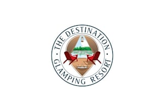 design aesthetics glamping resort logo