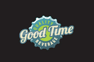 design exclusive good time beverage logo
