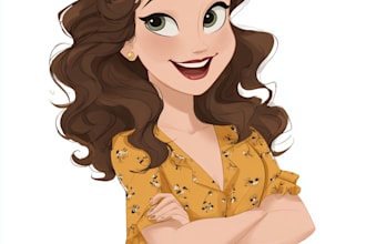 draw you a beautiful portrait in disney cartoon style