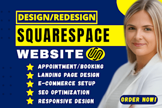 build a responsive, high converting squarespace website design for your brand