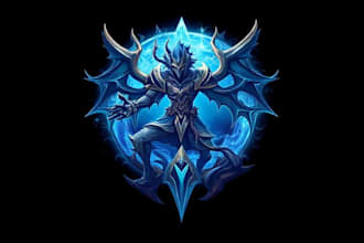 create logo designer anime, fantasy