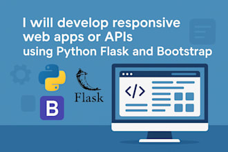 develop responsive websites and apis in python flask