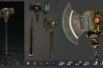 create stylized 3d models and characters