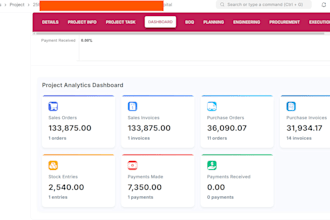 create attractive doctypes and dashboard in erpnext