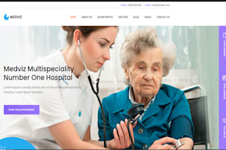 build dentist or clinic wordpress website with booking form