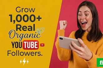 get fast organically 1,000 youtube followers guarantee
