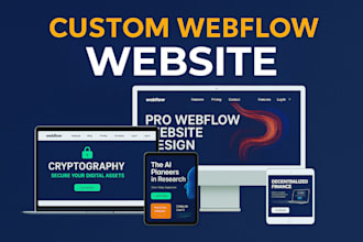 design and build a professional webflow website