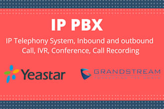 do grandstream,IP pbx system,with yeastar and cloud,