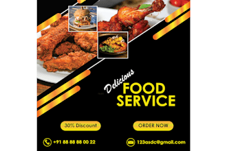 design creative food posters, flyers, and menu for your restaurants and cafe