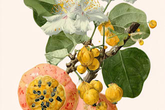 paint watercolour botanical illustrations