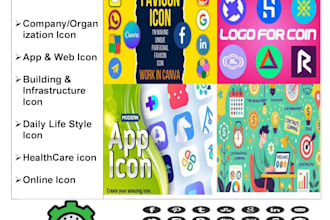 create icon, logo, symbols for all setups