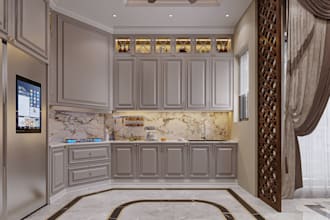 deliver 3d kitchen interior design with professional cad drawings