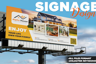 create customized billboard, roll up banner for print and digital advertising