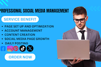 do social media marketing, social media management, profille set up, integration