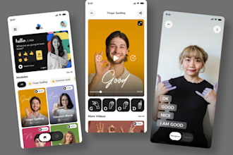 build sign language translator, speech to text app, translator app