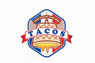 design eye catchy tacos logo with free source file