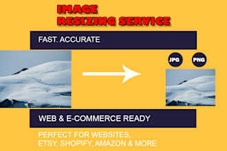 professionally resize up to 200 images