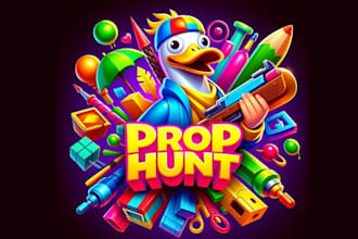 design super prop hunt game mode logo