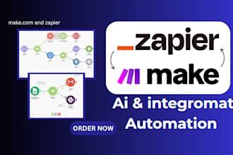 automate your business using zapier, make com and constant contact