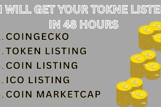 do token listing coin listing ico listing on coingecko coinmarketcap pancakeswap
