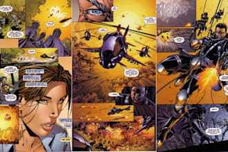 comic book illustration comic page nsfw comic art comic as comic book artist