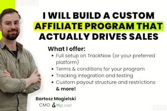 build a custom affiliate program that actually drives sales