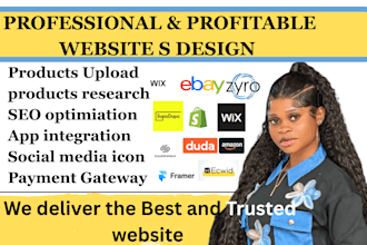 design a ecomerce website with framer duda sell the trend sellfy selz website