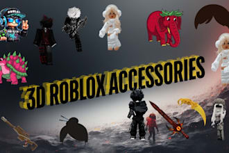 design roblox game avatar clothing  accessories for you
