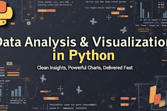 do data analysis and visualization in python