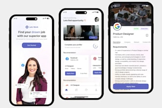 build job portal app, job finder, job searching, recruitment app job listing app