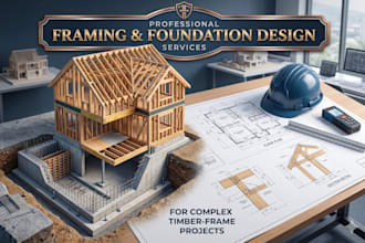 do structural framing and foundation drawings for permit