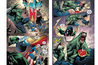 do comic book illustration graphic novel comic book artist