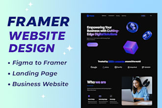 design responsive framer website design framer landng page figma to framer
