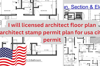 provide architectural and engineering plan pe stamp for permit in nj ny fl ga