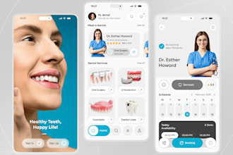 build telemedicine app for dental and dentist consultations, dentist booking app