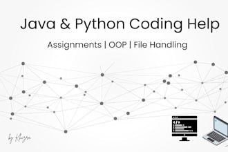 write java and python programs for your tasks or assignments