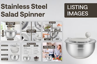 design high converting amazon listing images, a plus, main image