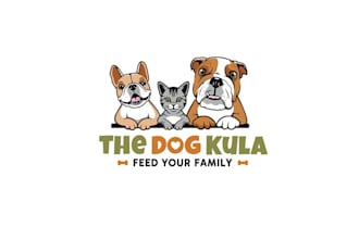 design dog food store focuses community nutrition logo