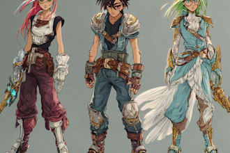 create personalized anime character art for your roleplay