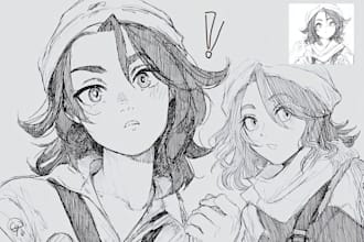 sketch you anime sketch art