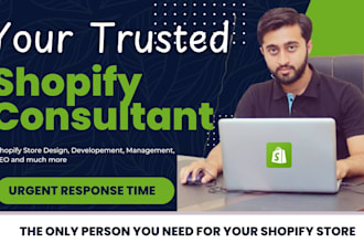 be your shopify consultant, store designer and customizer