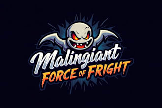 design unique fashion ghost mascot logo with t shirt
