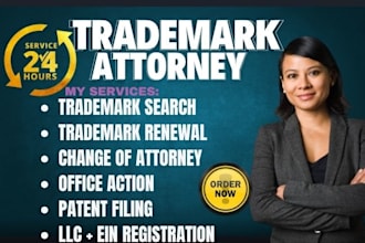 do trademark renewal, registration, sou as US trademark attorney