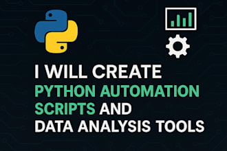 create python automation scripts and data analysis tools