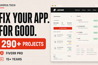 fix lovable app bugs, supabase, auth, stripe and API issues