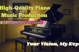 produce piano instrumentals or bgm piano music