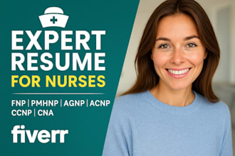 write a professional nurse practitioner resume for fnp, pmhnp, agnp, crna, cna