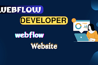 create responsive cms webflow website, webflow animation from figma, xd, or PSD