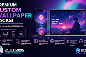 design custom 4k anime and aesthetic wallpapers for phone and PC
